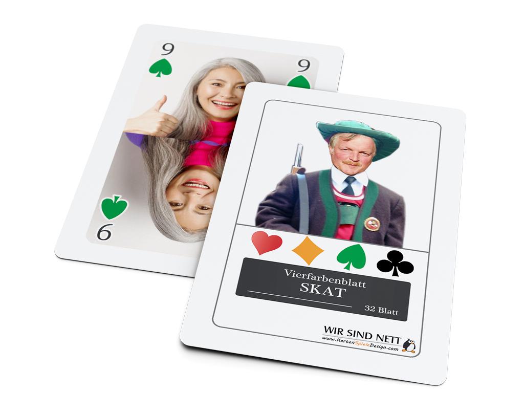 Mehr Informationen ... Skat Vierfarbenblatt