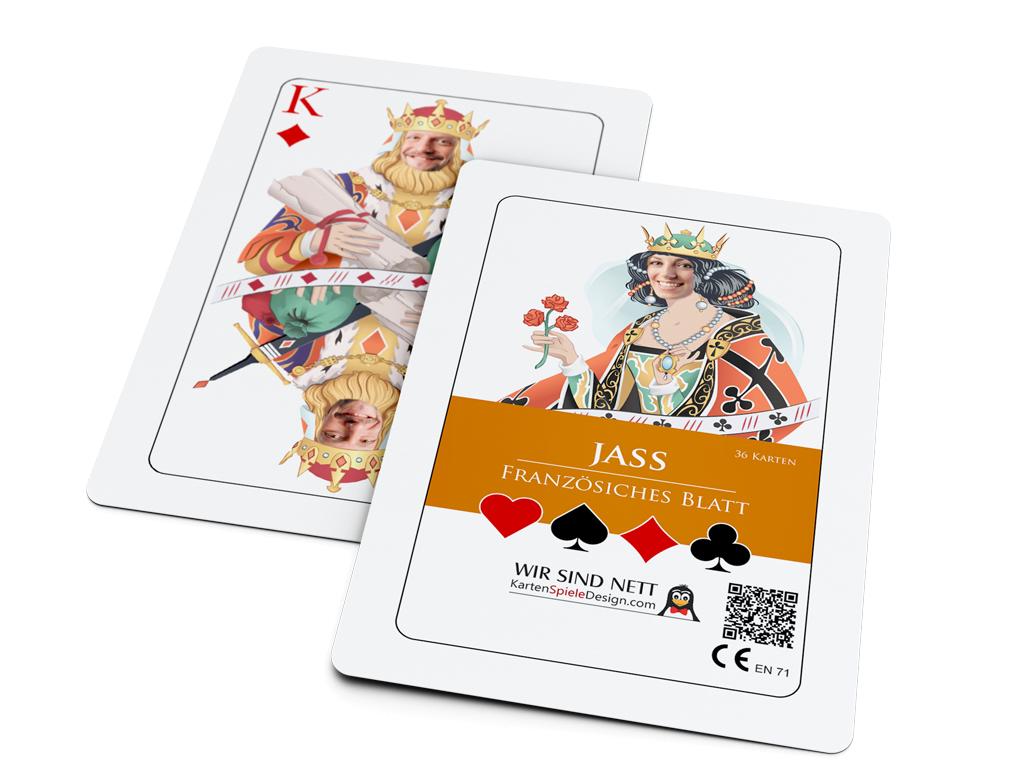 Mehr Informationen ... Jasskarten Französisches Blatt
