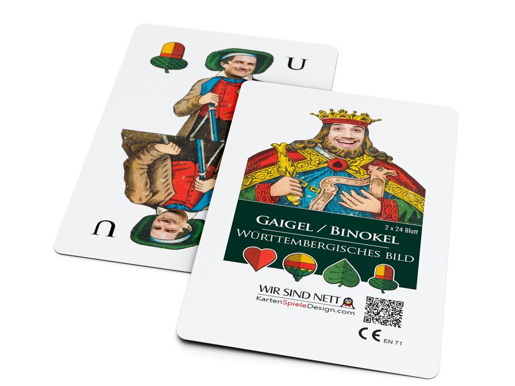 Mehr Informationen ... Binokel, Gaigel Württembergisches Blatt