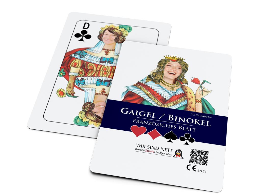 Mehr Informationen ... Binokel, Gaigel Französisches Blatt