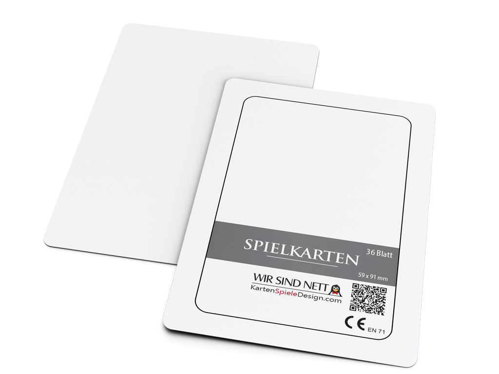 Mehr Informationen ... Blanko Spielkarten 36 Blatt