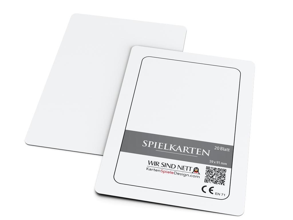 Mehr Informationen ... Blanko Spielkarten 20 Blatt